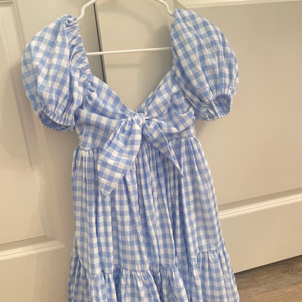 Blue Gingham Dress